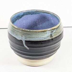 Handmade ceramic large snack bowl, indoor planter, wheel thrown pottery vase